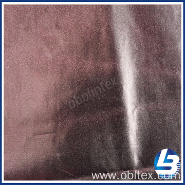 OBL20-826 Polyester Pongee Foil Stamp Fabric For Coat